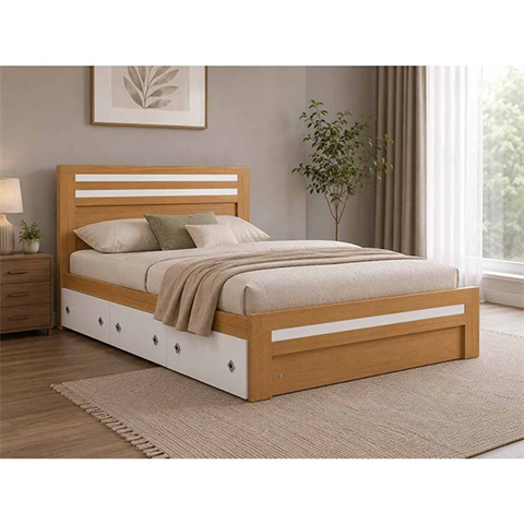 تخت تک نفره تمام mdf برنا T717